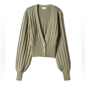 Aritzia Wilfred Plunge Cardigan